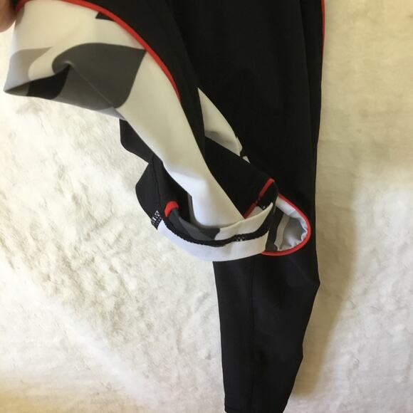Xersion Athletic Black with White Pattern Legging - Picture 9 of 9